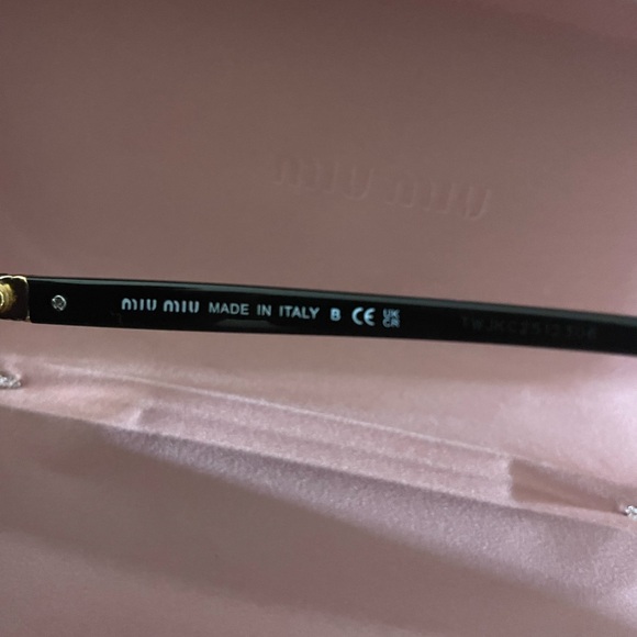 Miu Miu Black Sunglasses - Picture 3 of 5